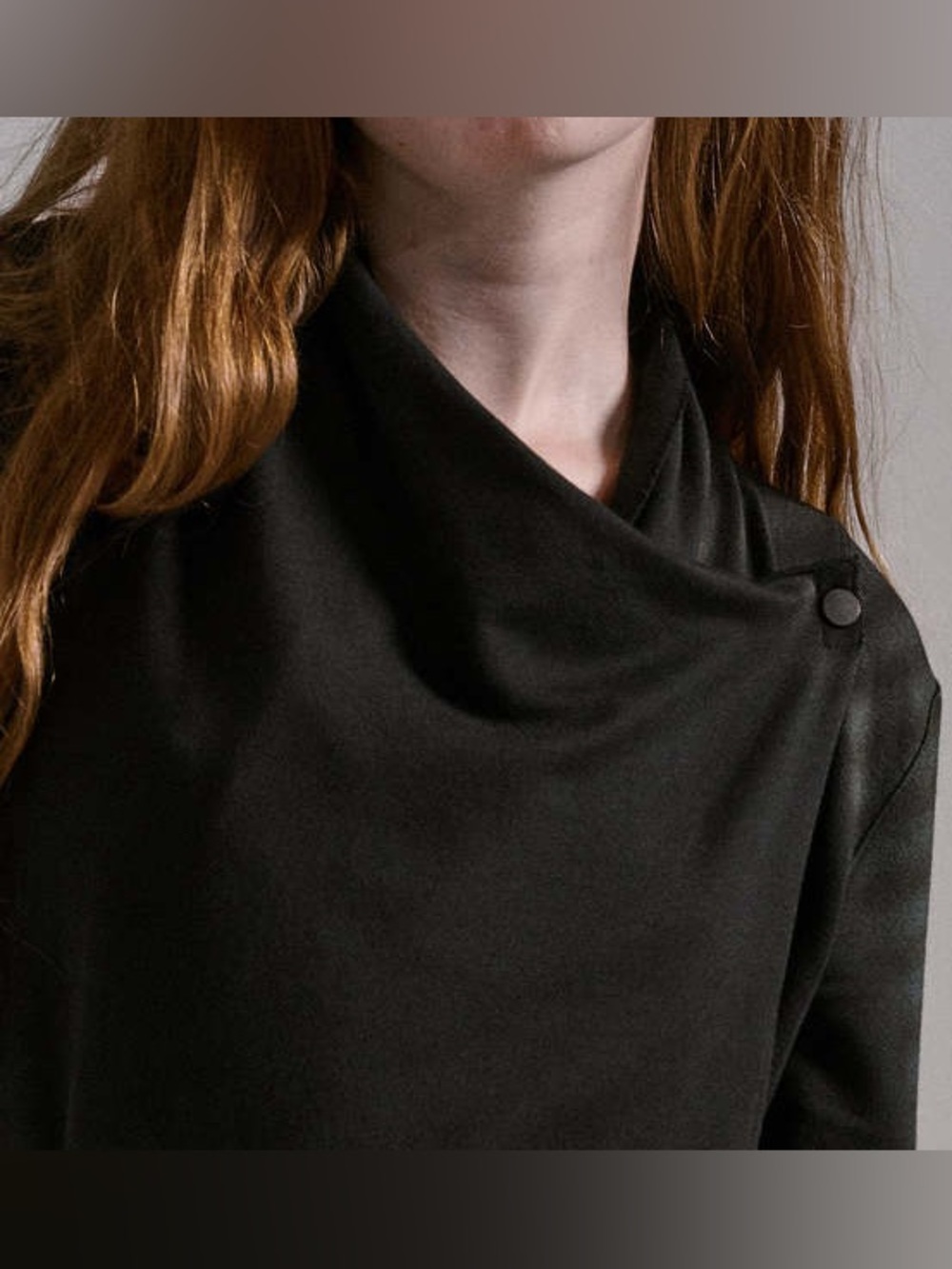 Lunya The Robe Dress Wrap In Black Pima Cotton Size Medium Loungewear Pockets - Picture 2 of 12